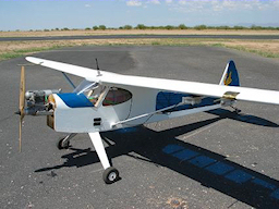 Image of one of the radio-controlled airplanes used in the UC Berkeley VDL project.